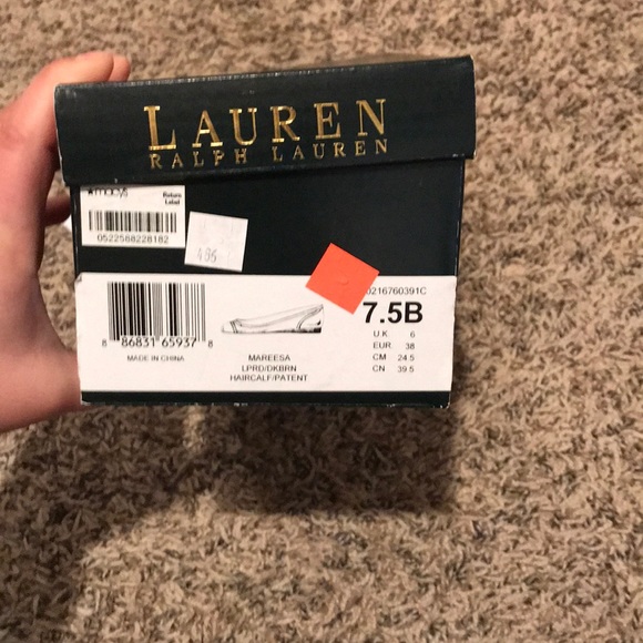Ralph Lauren Leopard Print Flats - Picture 2 of 4